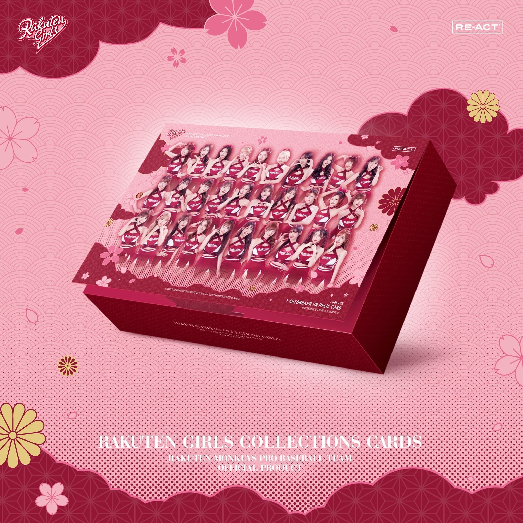 (残り３・無くなり次第販売終了）Rakuten Girls 2025年度版公式トレーディングカード・コレクションボックス（150枚入り）